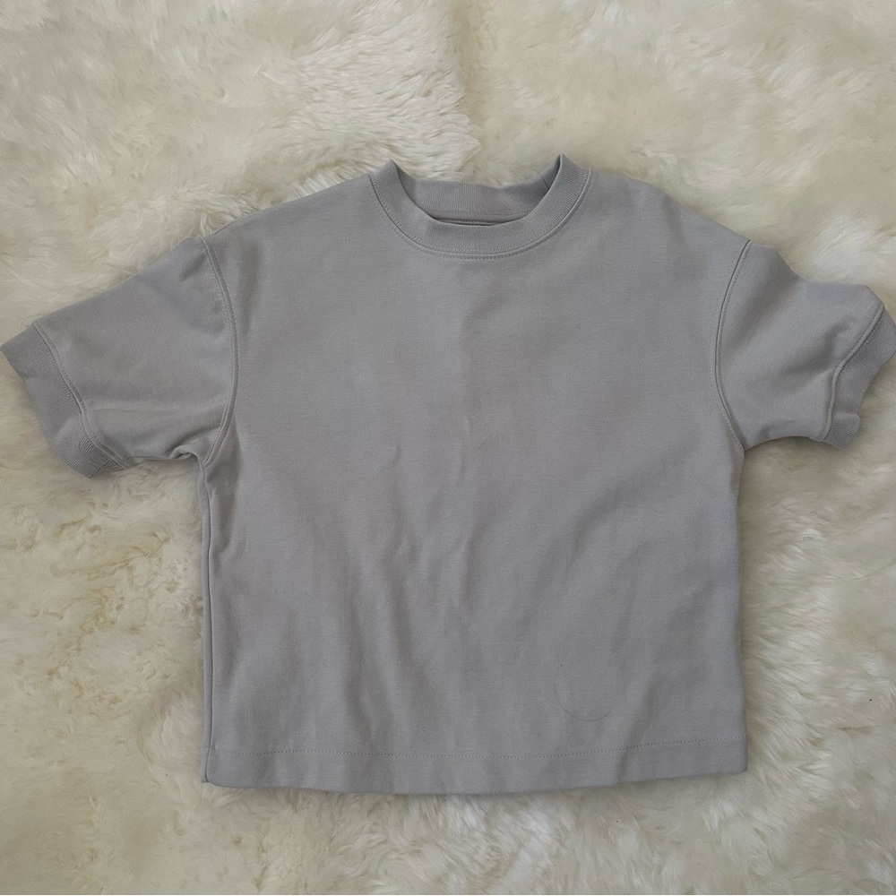 Denim & Flower Classic Gray Kids Tee